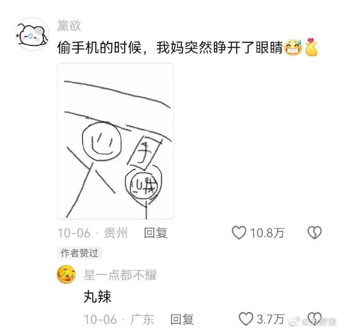 小时候为了玩手机都这么统一  第4张